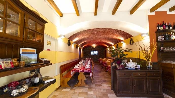 La sala ristorante