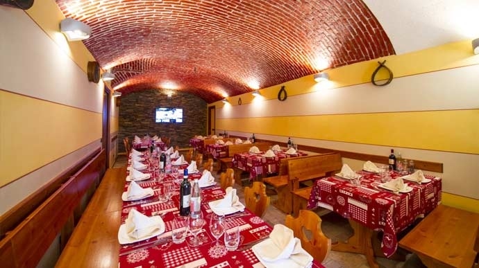 La sala ristorante