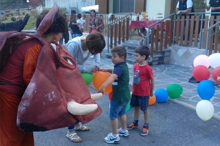 Merenda in maschera