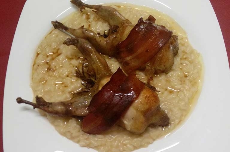 Risotto alle quaglie